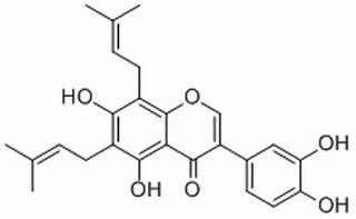 6,8-Diprenylorobol，分析标准品,HPLC≥98%