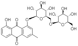 大黄酚-1-O-β-龙胆二糖苷，分析标准品,HPLC≥96%