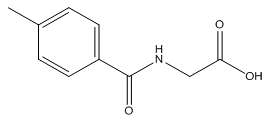 N-(对甲苯甲酰)基甘氨酸,分析标准品,HPLC≥98%