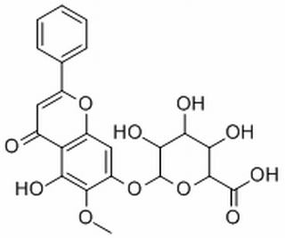 千层纸素A-7-0-β-D-葡萄糖醛酸苷，分析标准品,HPLC≥94%