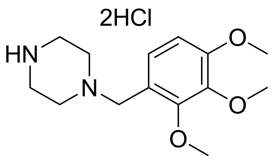 1-(2,3,4--三甲氧苯甲基)哌嗪二盐酸盐，化学对照品(100 mg)