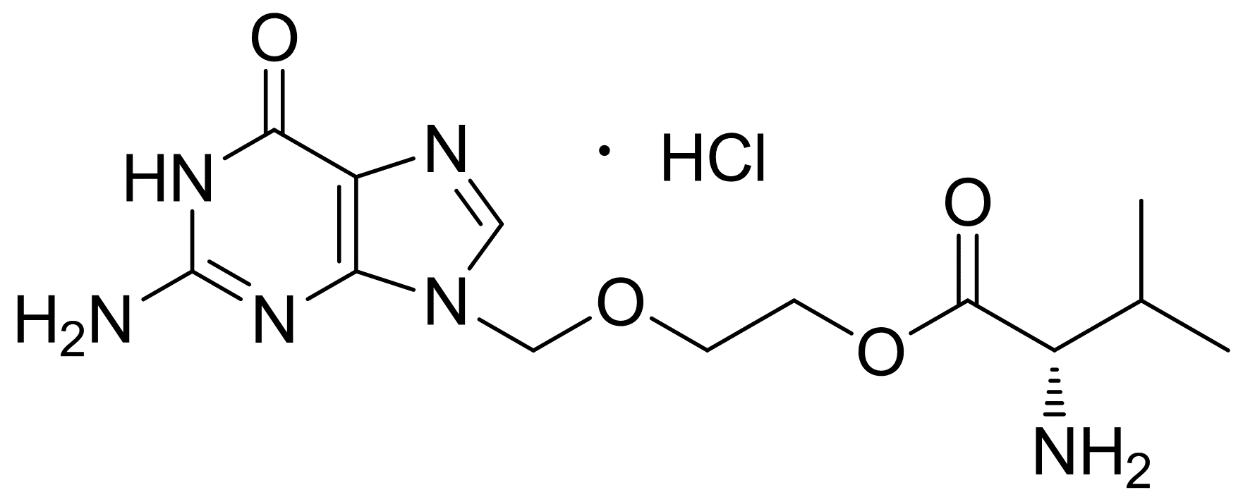 盐酸万乃洛韦，分析标准品,HPLC≥98%