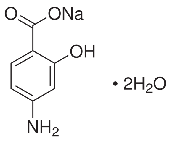 对氨基水杨酸钠二水物，化学对照品(100mg)