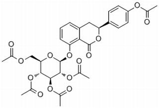 (3S)-Hydrangenol 8-O-glucoside pentaacetate，分析标准品,HPLC≥98%