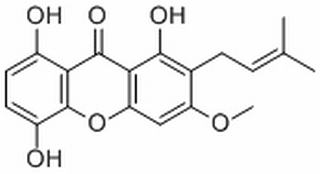 1,5,8-Trihydroxy-3-methoxy-2-prenylxanthone，分析标准品,HPLC≥98%