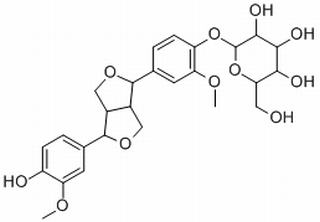 (+)松脂素-β-D-吡喃葡萄糖苷，分析标准品,HPLC≥98%