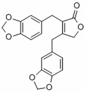 2,3-Di(3',4'-methylenedioxybenzyl)-2-buten-4-olide，分析标准品,HPLC≥98%