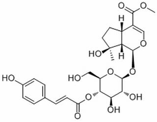 4'-O-trans-p-Coumaroylmussaenoside，分析标准品,HPLC≥98%