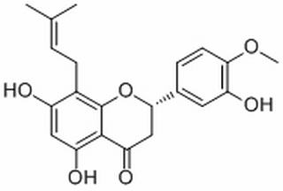 5,7,3'-Trihydroxy-4'-methoxy-8-prenylflavanone，分析标准品,HPLC≥98%