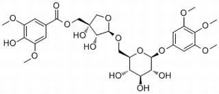 5''-O-Syringoylkelampayoside A，分析标准品,HPLC≥98%