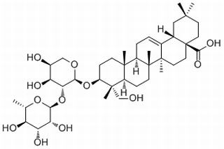 α-常春藤皂苷，化学对照品(约20 mg)