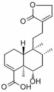 6α-Hydroxycleroda-3,13-dien-16,15-olid-18-oic acid，分析标准品,HPLC≥98%