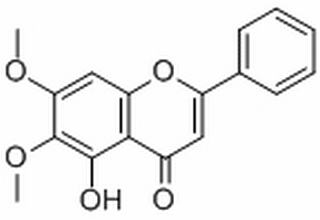 5-羟基-6,7-二甲氧基黄酮，分析标准品,HPLC≥98%