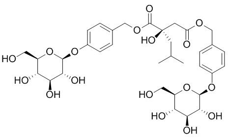 1,4-二[4-(葡萄糖氧)苄基]-2-异丁基苹果酸酯，分析标准品,HPLC≥98%