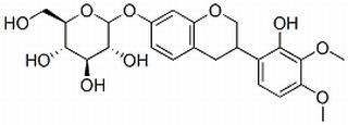 7,2’-二羟基-3’,4’-二甲氧基-异黄烷-7-O-β-D-葡萄糖苷，分析标准品,HPLC≥98%