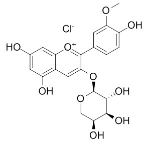 氯化芍药素-3-O-阿拉伯糖苷，分析标准品,HPLC≥98%
