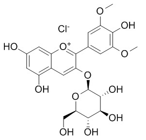 氯化锦葵色素-3-O-葡萄糖苷，分析标准品,HPLC≥95%