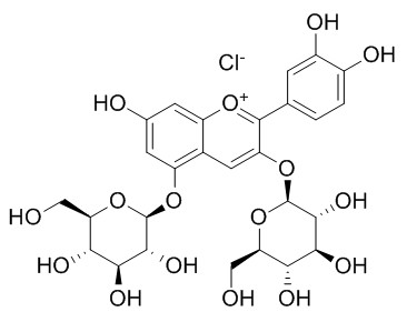 氯化失车菊素-3,5-O-双葡萄糖苷，分析标准品,HPLC≥95%
