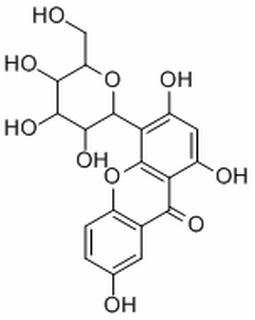 4-β-D-葡萄糖基-1,3,7-三羟基呫吨酮，分析标准品,HPLC≥98%