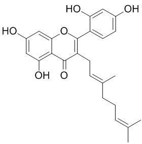 3-香叶基-5,7,2',4'-四羟基黄酮，分析标准品,HPLC≥95%