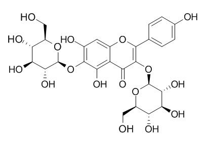 6-羟基山奈酚 3,6-二葡萄糖苷，分析标准品,HPLC≥95%