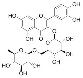 槲皮素3-O-芸香糖苷，分析标准品,HPLC≥98%