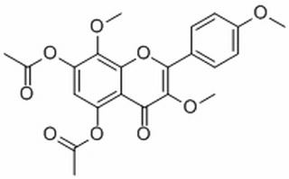 5,7-Diacetoxy-3,4',8-trimethoxyflavone，分析标准品,HPLC≥98%