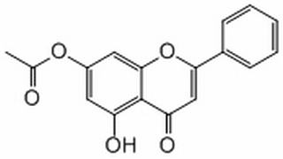 5-羟基-7-乙酰氧基黄酮，分析标准品,HPLC≥98%