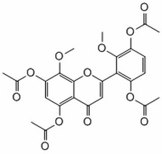 粘毛黄芩素 III 四乙酸酯，分析标准品,HPLC≥98%