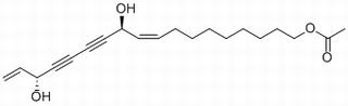 1-乙酰氧基-9,17-十八二烯-12,14-二炔-11,16-二醇，分析标准品,HPLC≥98%