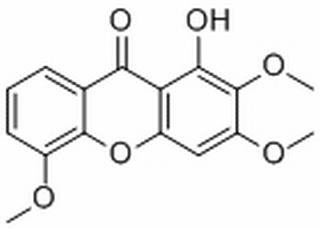 1-Hydroxy-2,3,5-trimethoxyxanthone，分析标准品,HPLC≥98%