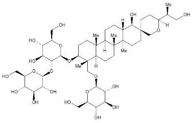 凤仙萜四醇皂苷A，分析标准品,HPLC≥98%