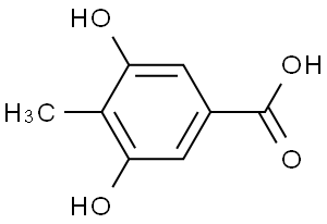 3,5-二羟基-4-甲基苯甲酸，分析标准品,HPLC≥90%