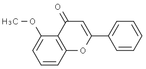 5-甲氧基黄酮，分析标准品,HPLC≥95%