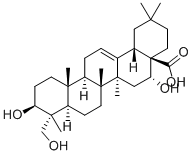 (3B,4A,16A)-3,16,23-三羟基齐墩果烷-12-烯-28-酸，分析标准品,HPLC≥98.5%