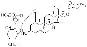 麦冬皂苷B单硫酸酯，分析标准品,HPLC≥98%