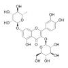 山柰酚-3-槐二糖-7-鼠李糖苷，分析标准品,HPLC≥95%
