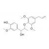 赤式-2-(4-烯丙基-2,6-二甲氧基苯氧基)-1-(4-羟基-3-甲氧基苯基)-丙烷-1-醇，分析标准品,HPLC≥98%